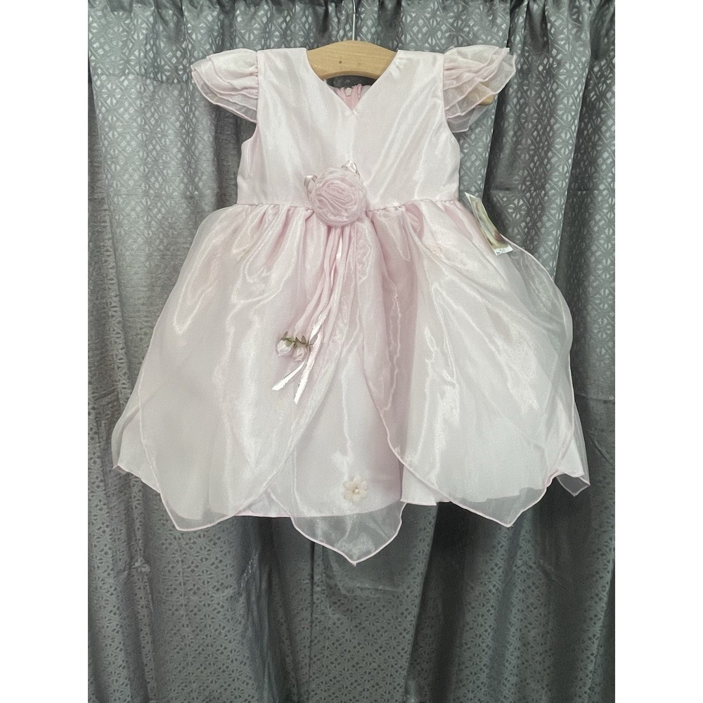 Cherish Pastel Pink Dress 3T Toddler Style #3115 Flower Girl Wedding Birthday